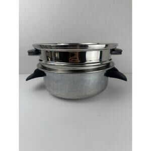 Vintage Saladmaster Stainless Steel Double Boiler Pot